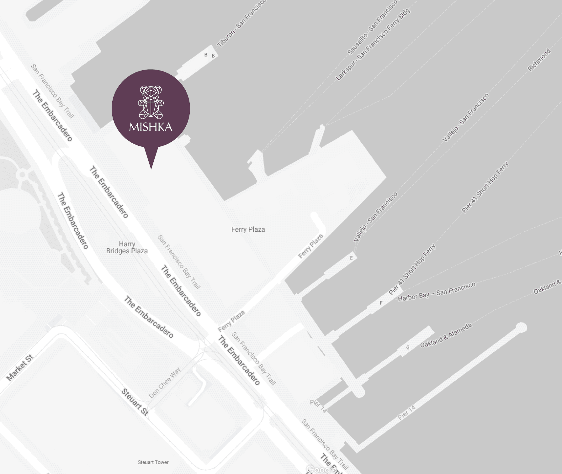 Map of the Store Location